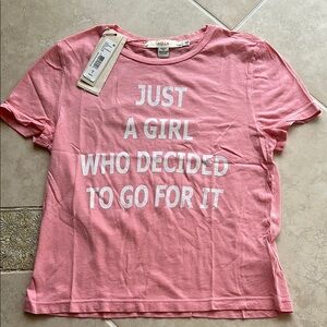 Just a girl t shirt AO.LA